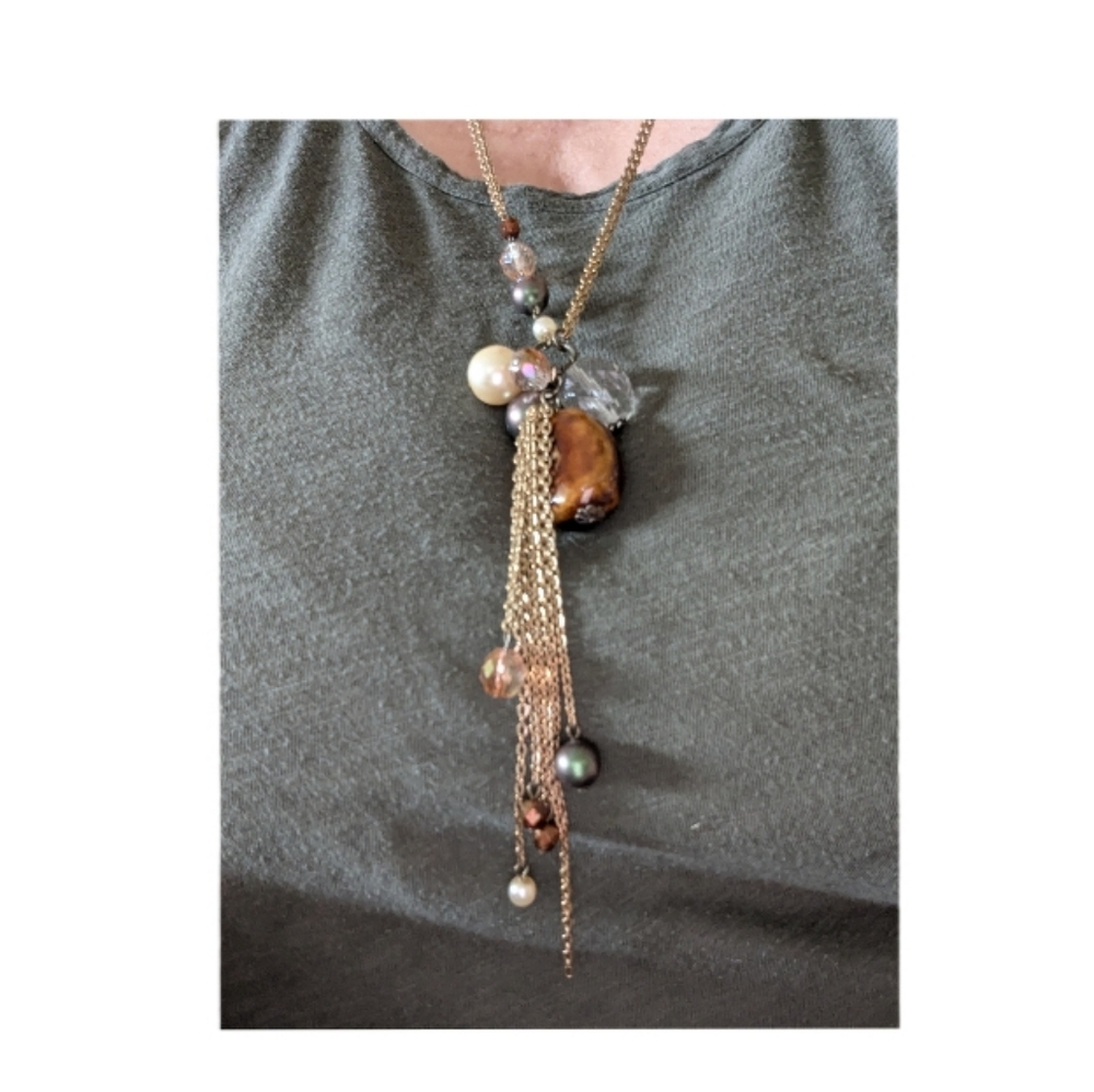 Long Beaded Necklace